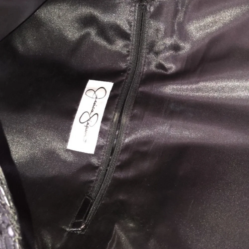 Jessica Simpson‎ Large Holiday Envelope Clutch Bag Black B
